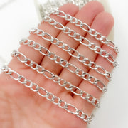 Sterling Silver Figaro Chain